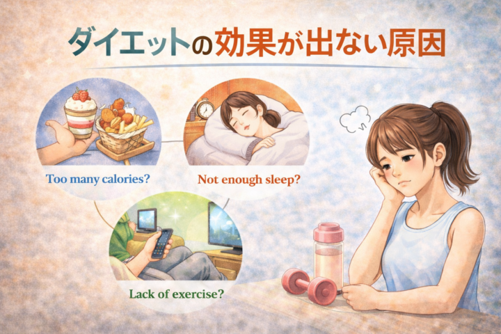 ダイエットで効果が出ない原因とは？正しい改善法の画像