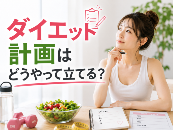 ダイエット計画の立て方と成功のコツの画像