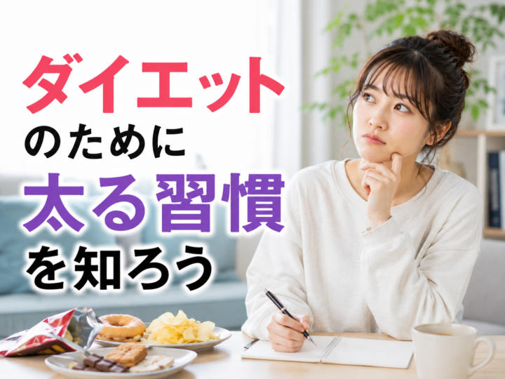 ダイエットのために太る習慣を知ろうの画像