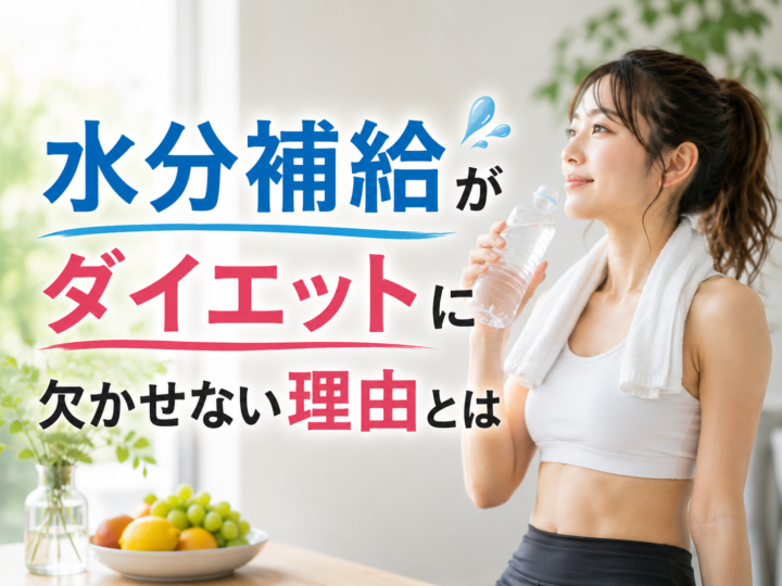 水分補給がダイエットに欠かせない理由|久留米のパーソナルジムの画像